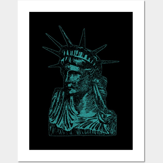 Statue of Liberty 3 Wall Art by GloopTrekker